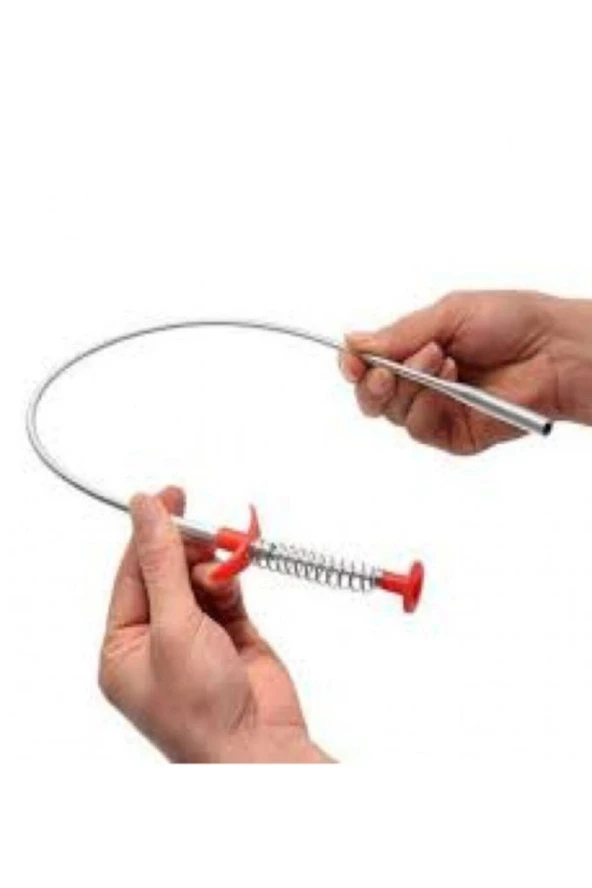 Paslanmaz Çelik Esnek Lavabo Tıkanıklığı Açıcı Tel - Resim 2