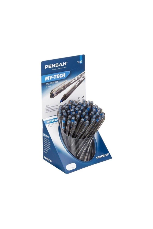Pensan Tükenmez Kalem My-Tech 1.0 MM Mavi (60 Lı Paket) ürün görseli