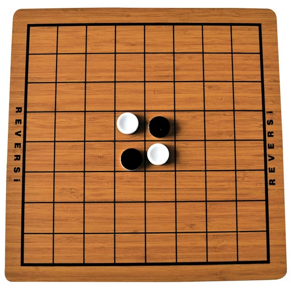 Reversi Ahşap Büyük Boy Akıl Oyunları Mantık ve Koordinasyon Oyunu - 2