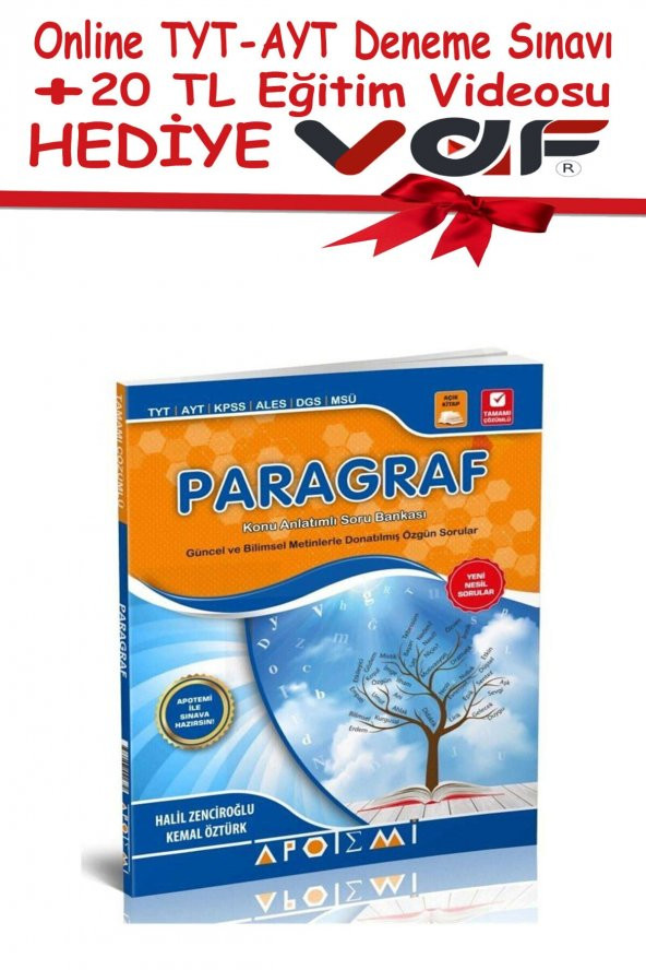 Apotemi Paragraf Konu Anlatımlı Soru Bankası - 2