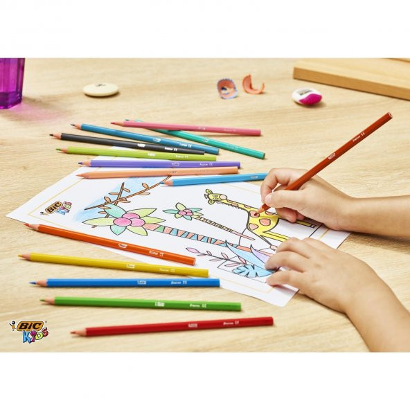 Bic Kids Tropicolors Kuru Boya Kalemi 12 Renk - 2