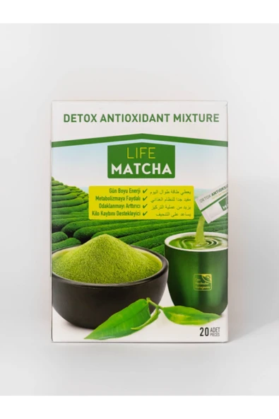 Life Matcha Detox Antioksidan Karışım (MAÇA ÇAYI)