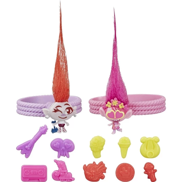 Orjinal Trolls World Tour Minik Dansçılar Arkadaş Oyun Seti E8421 - 2