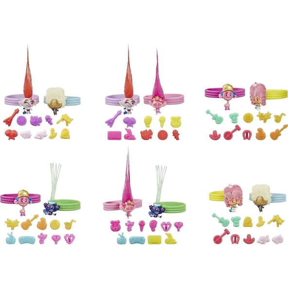 Orjinal Trolls World Tour Minik Dansçılar Arkadaş Oyun Seti E8421 - 4
