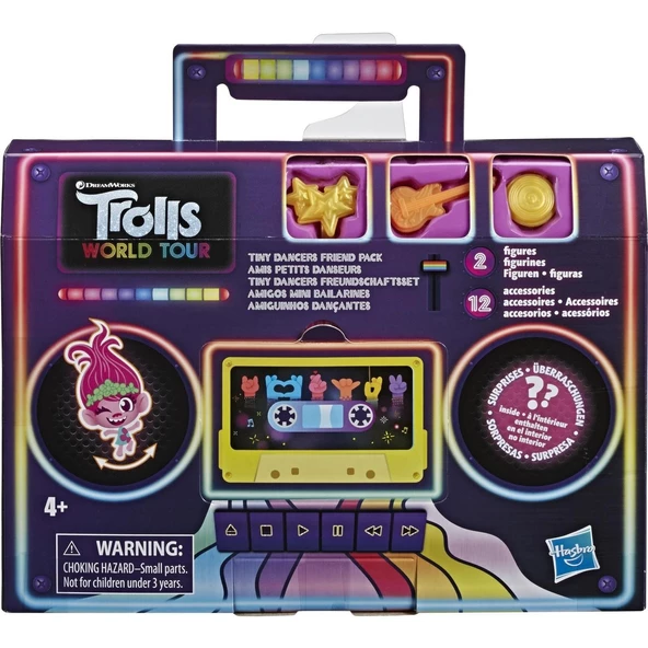 Orjinal Trolls World Tour Minik Dansçılar Arkadaş Oyun Seti E8421
