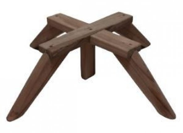 Ahşap Berjer Ayağı Boyasız