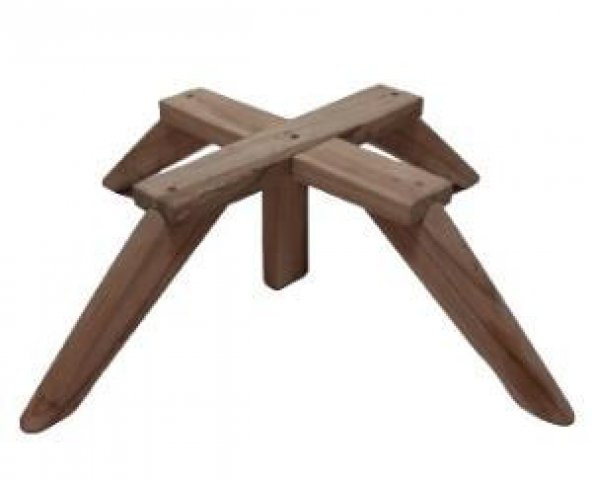 Ahşap Berjer Ayağı Boyasız - 2