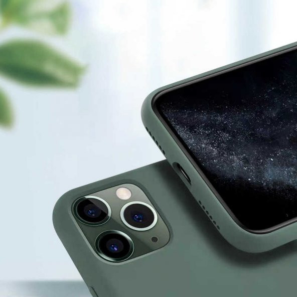 Apple iPhone 11 Pro Kılıf Zore Silk Kadife İç Yüzey Silikon Kılıf - 11