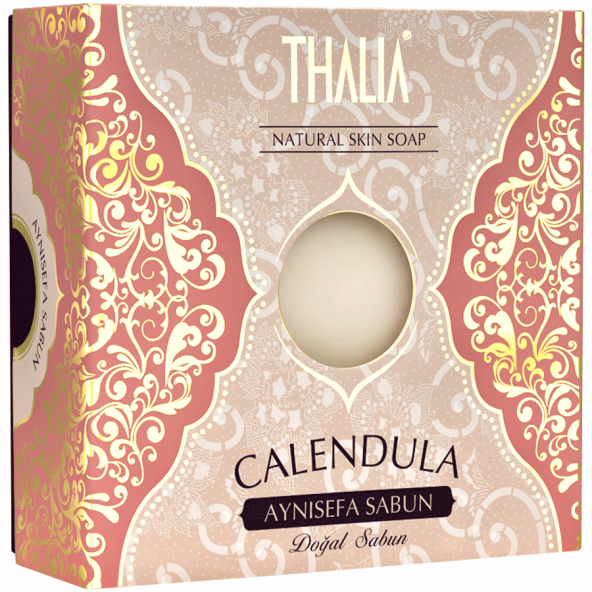 Thalia Calendula (Calendula) Natural Solid Soap with Moisturizing Effect 125 gr