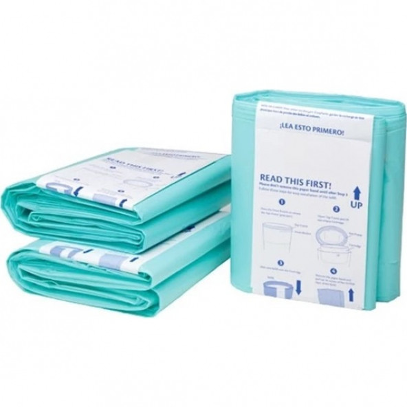 Korbell 1485 Adet Kirli Bebek Bezi Kapasiteli Çöp Poşeti - 2