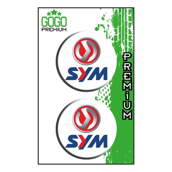 Sym Uyumlu (5X5 Cm) İkili Damla Etiket ürün görseli