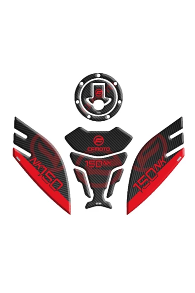 Cf Moto 150 Nk 2016 - 2023 Uyumlu Tank Pad Set 003 ürün görseli
