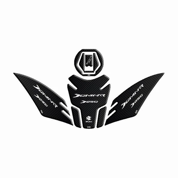 Bajaj Dominar 250 2020 - 2024 Uyumlu Tank Pad Set 005