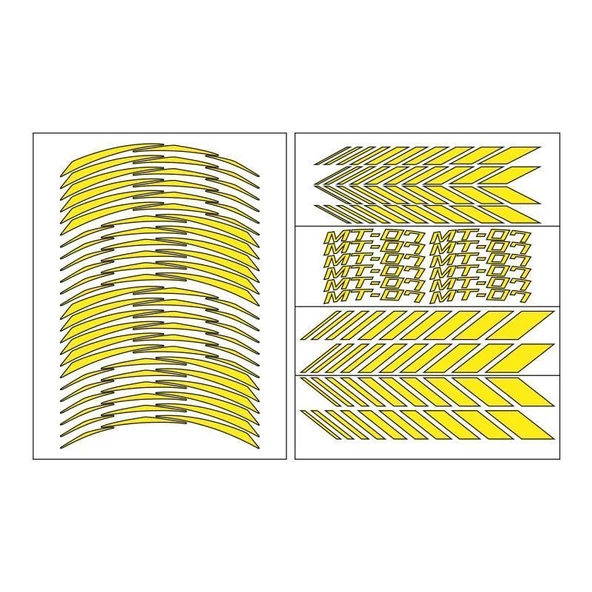 Yamaha 7 Uyumlu Racıng 1 Set Jant Şeridi ürün görseli