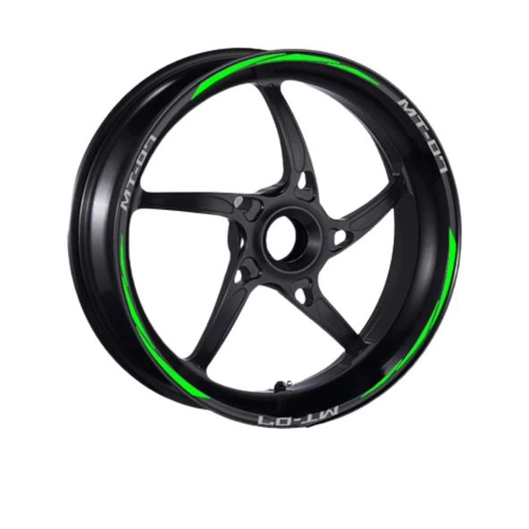Yamaha Florasan Yeşil Mt-07 Uyumlu 1 Set Jant Şeridi - Resim 2