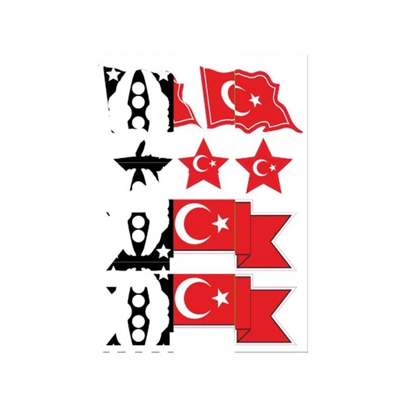 A5 Sticker 069 Tek Paket Çoklu ürün görseli