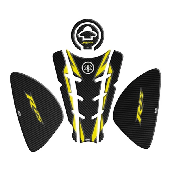 Yamaha R25 2014 - 2018 Uyumlu Tank Pad Set 015 ürün görseli