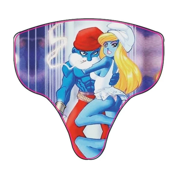 Şirinler Mondial Mh Drift 2011 - 2020 Uyumlu Siperlik Sticker ürün görseli