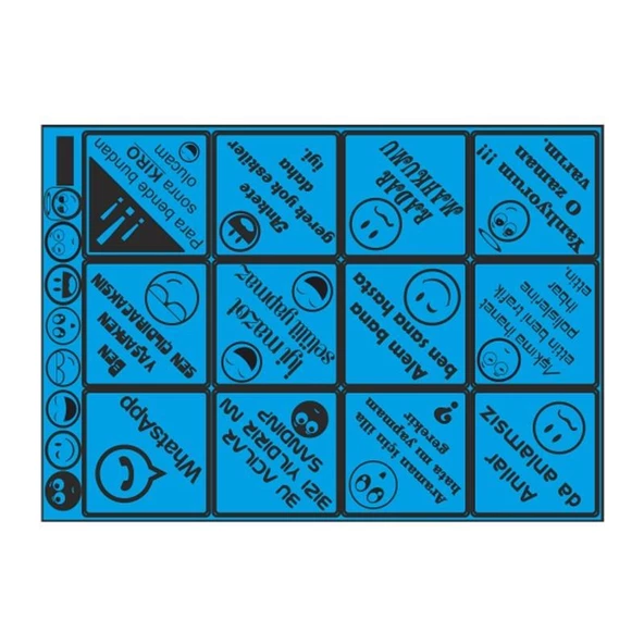 A5 Sticker 041 Tek Paket Çoklu ürün görseli