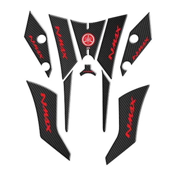Yamaha Nmax 2014 - 2020 Uyumlu Tank Pad Set 005 ürün görseli
