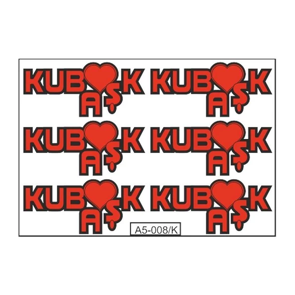 A5 Sticker 013 Tek Paket Çoklu ürün görseli