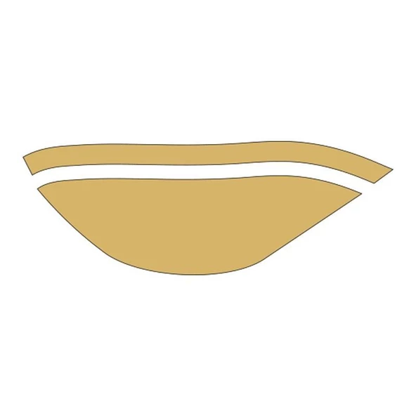 Cg Gold Ön Çamurluk Sticker