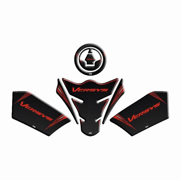 Skm Kawasaki Versys 650 Uyumlu Tank Pad Set 002 ürün görseli