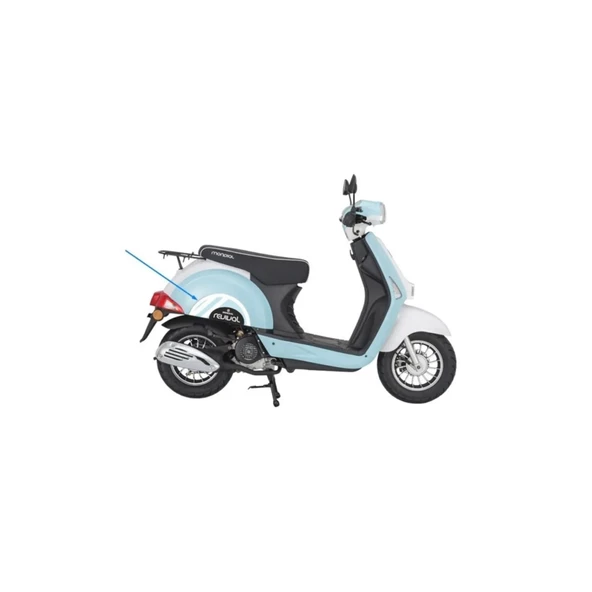 Mondial Revıval 50Cc 2015 - 2022 Uyumlu Yan Pad 002 - Resim 2