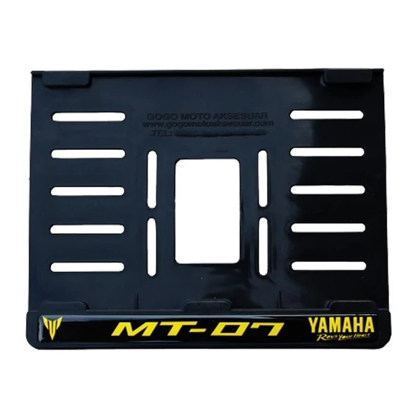 Yamaha Mt-07 Uyumlu 3 Plastik (15X24 Cm) Kırılmaz Plakalık ürün görseli