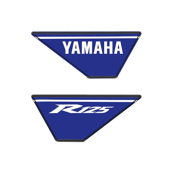 Yamaha R125 Uyumlu Kafa Granaj Sticker ürün görseli