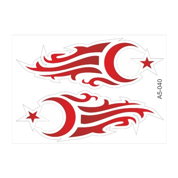 A5 Sticker 052 Tek Paket Çoklu ürün görseli