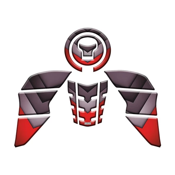 Honda Msx 2014 - 2022 Uyumlu Tank Pad Set 010 ürün görseli