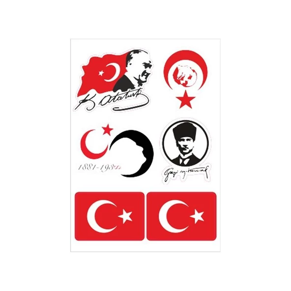 A5 Sticker 066 Tek Paket Çoklu