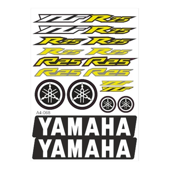 A4 Sticker 068 Tek Paket Çoklu ürün görseli