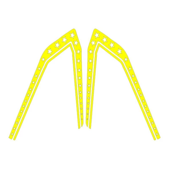 Cg Florasan Sarı Yıldızlı Depo Şeridi ürün görseli