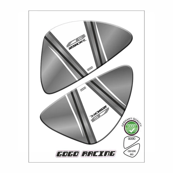 Honda Cb250R 2018 - 2024 Uyumlu Yan Pad ürün görseli