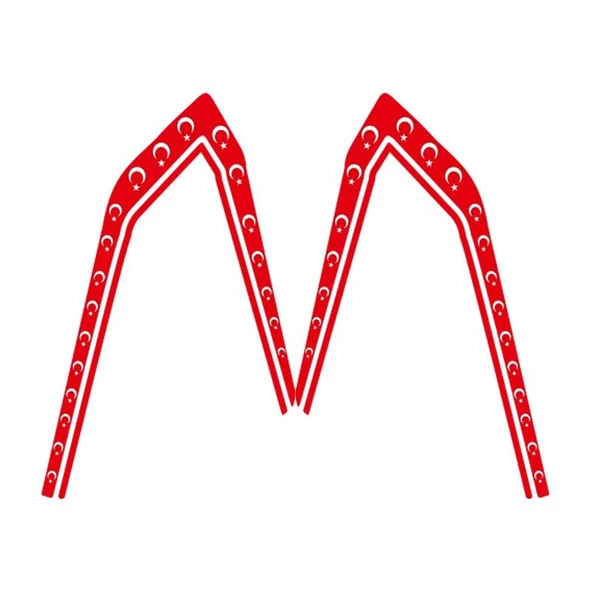 Cg Türk Bayrağı Damla Depo Şeridi ürün görseli