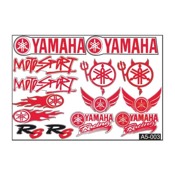 A5 Sticker 003 Tek Paket Çoklu ürün görseli