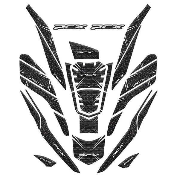 Honda Pcx 2021 - 2024 Uyumlu Tank Pad Set 006 ürün görseli