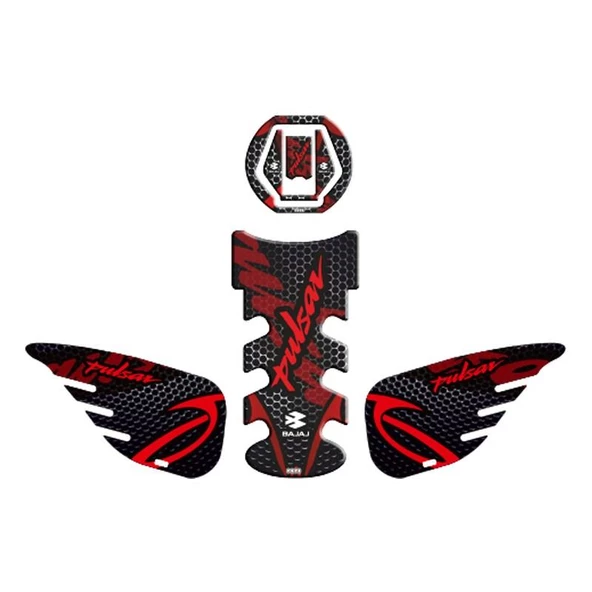 Bajaj Pulsar 2014 - 2024 Uyumlu Tank Pad Set 004 ürün görseli