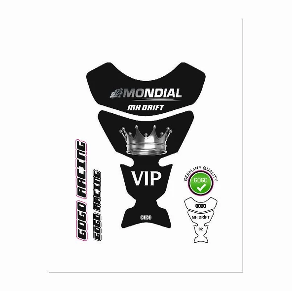 Mondial Mh Drift 2011 - 2020 Uyumlu Tank Pad 002 ürün görseli