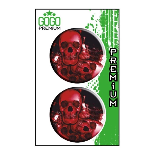 Kurukafa (5X5 Cm) İkili Damla Etiket ürün görseli