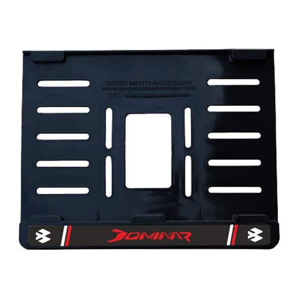 Bajaj Dominar Uyumlu 1 Plastik (15X24 Cm) Kırılmaz Plakalık