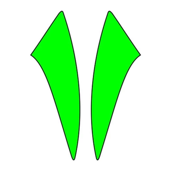 Cg Florasan Yeşil Çamurluk Yan Sticker ürün görseli