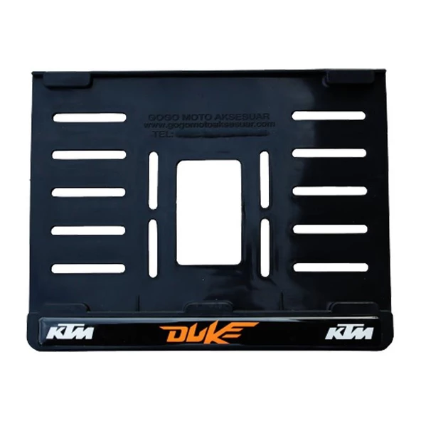 Ktm Duke Uyumlu 1 Plastik (15X24 Cm) Kırılmaz Plakalık ürün görseli
