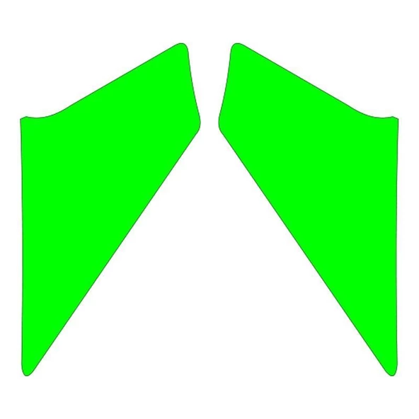 Cg Florasan Yeşil Ön Çamurluk Yan Sticker ürün görseli