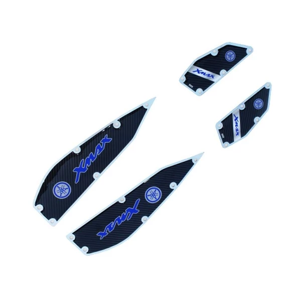 Yamaha Xmax 2018 - 2024 Uyumlu Mavi Krom Ayak Basamak ürün görseli