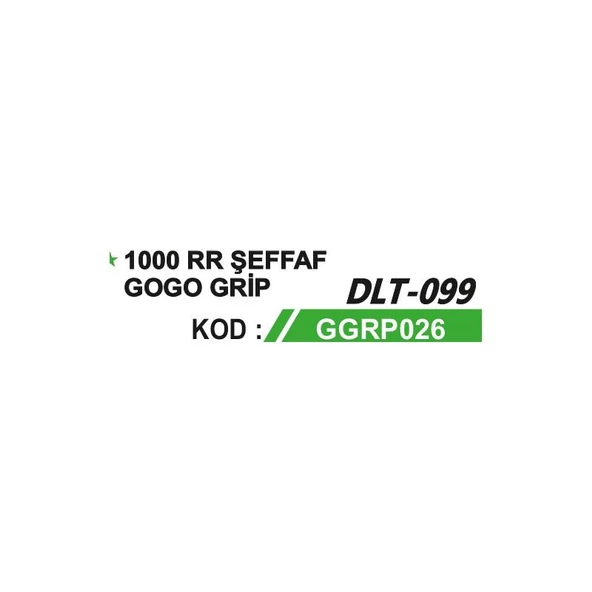 Honda 1000 Rr Uyumlu Şeffaf Gogo Grip