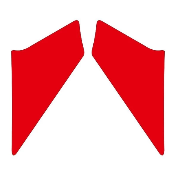 Cg Kırmızı Ön Çamurluk Yan Sticker ürün görseli