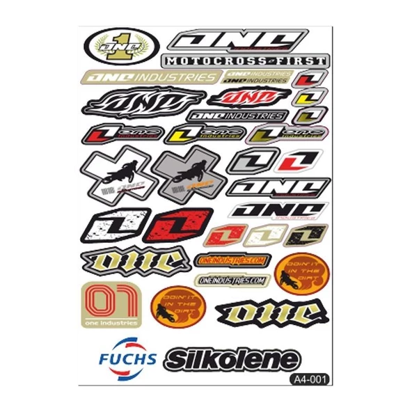 A4 Sticker 001 Tek Paket Çoklu ürün görseli
